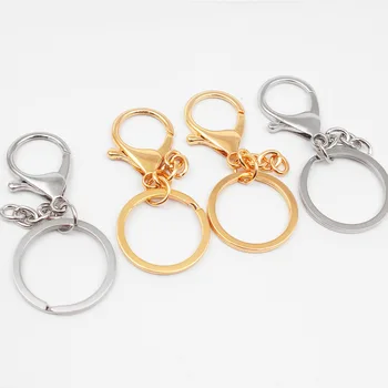 10pcs/lot Classic Key Chain Ring 30mm Metal Lobster Clasp Clips Key Hooks Keychain Split Ring DIY Bag Jewelry Wholeale
10pcs/lot Classic Key Chain Ring 30mm Metal Lobster Clasp Clips Key Hooks Keychain Split Ring DIY Bag Jewelry Wholeale