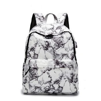 15.6 inch Travel Marble Large Backpack Women USB Backpack for Teenagers Girls Bags Female Rucksack School Bag Can Set In Luggage
15.6 inch Travel Marble Large Backpack Women USB Backpack for Teenagers Girls Bags Female Rucksack School Bag Can Set In Luggage