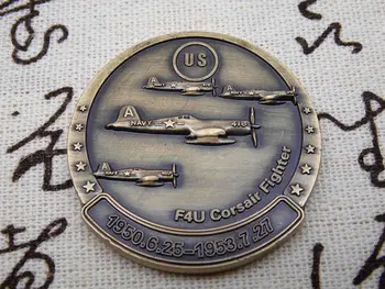 F4U Corsair Fighter-Korean War 1950-1953 Forgotten War 38th Parallel Challenge coins fight coins 100pcs/lot, DHL free shipping
F4U Corsair Fighter-Korean War 1950-1953 Forgotten War 38th Parallel Challenge coins fight coins 100pcs/lot, DHL free shipping
