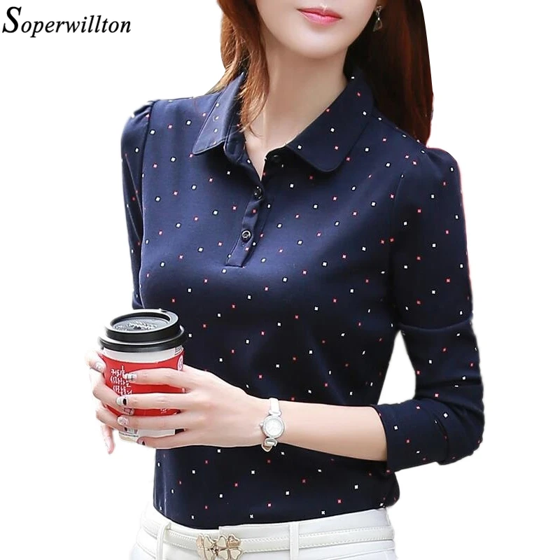 100% Cotton Shirt Work Wear Women Lady Blouse Office 2019 Spring Autumn Plus Size Top Polka Dot Long Sleeve Female Clothing G06
100% Cotton Shirt Work Wear Women Lady Blouse Office 2019 Spring Autumn Plus Size Top Polka Dot Long Sleeve Female Clothing G06
