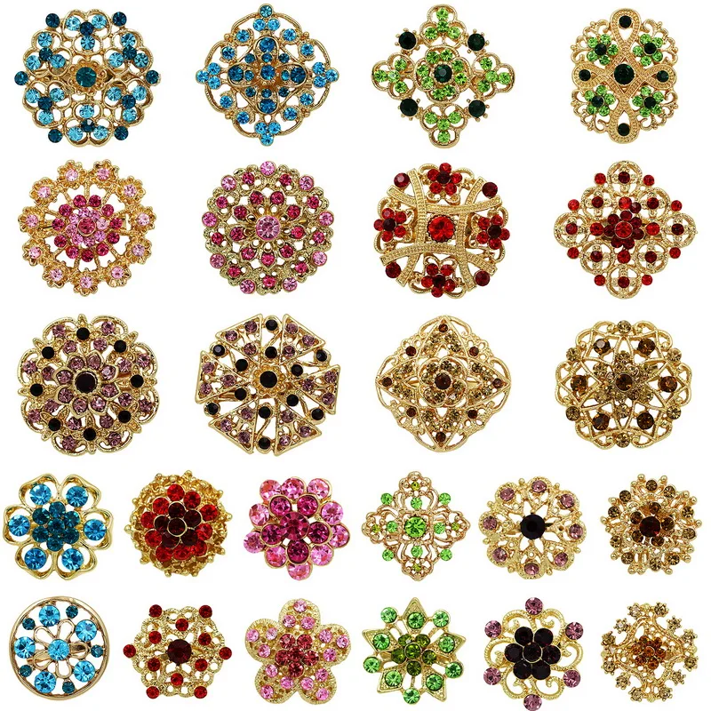 WEIMANJINGDIAN 240 pcs/box Wholesale 24 PCS Mixed Small and Medium Wedding Bouquet DIY Bejeweled Brooch Jewelry Accessories Pins
WEIMANJINGDIAN 240 pcs/box Wholesale 24 PCS Mixed Small and Medium Wedding Bouquet DIY Bejeweled Brooch Jewelry Accessories Pins