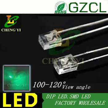 Pure green 234 square package 3mm light emitting diode 520-530nm 3.0-3.5V DIP 2x3x4 LED
Pure green 234 square package 3mm light emitting diode 520-530nm 3.0-3.5V DIP 2x3x4 LED