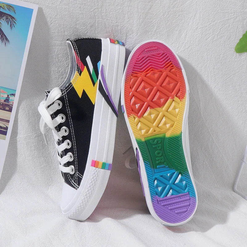 Women Canvas Colorful Sneakers Lovers Comfortable Shoes Vulcanize Flats Casual Man Chaussure Lace-up Ladies Trainers Footwear
Women Canvas Colorful Sneakers Lovers Comfortable Shoes Vulcanize Flats Casual Man Chaussure Lace-up Ladies Trainers Footwear