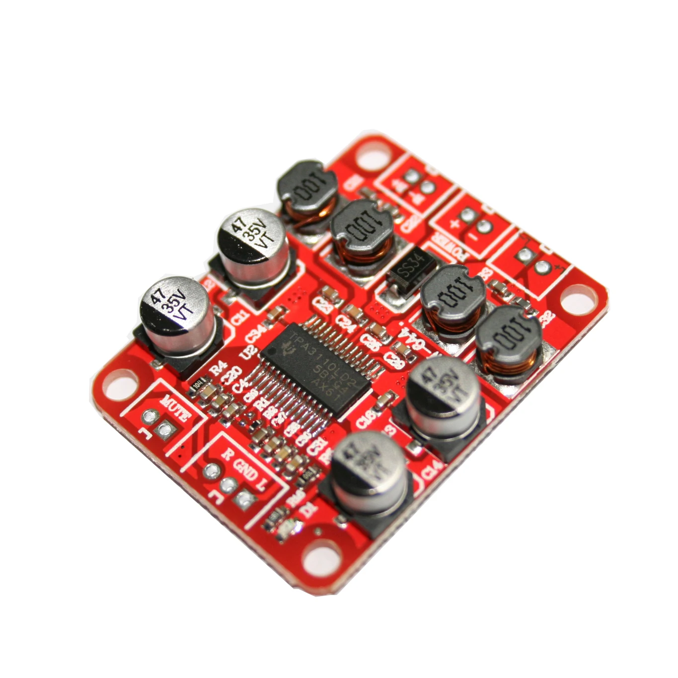 TPA3110 Digital Power Amplifier Module 2x15W Dual Channel Stereo DIY Speaker Amplifier Electronics Design PCB DC 12V
TPA3110 Digital Power Amplifier Module 2x15W Dual Channel Stereo DIY Speaker Amplifier Electronics Design PCB DC 12V