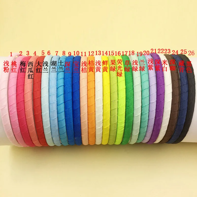 2PCS 10mm Grosgrain Ribbon Wrapped Plain Plastic Hair Headbands no teeth handmade kids Hair Accessories
2PCS 10mm Grosgrain Ribbon Wrapped Plain Plastic Hair Headbands no teeth handmade kids Hair Accessories
