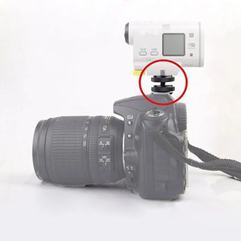 Camera Accessories 1/4 Inch Professional Tripod Screw Hot Shoe Mount Adapter to Flash Shoe Umbrella Holder Stand Bracket Mayitr