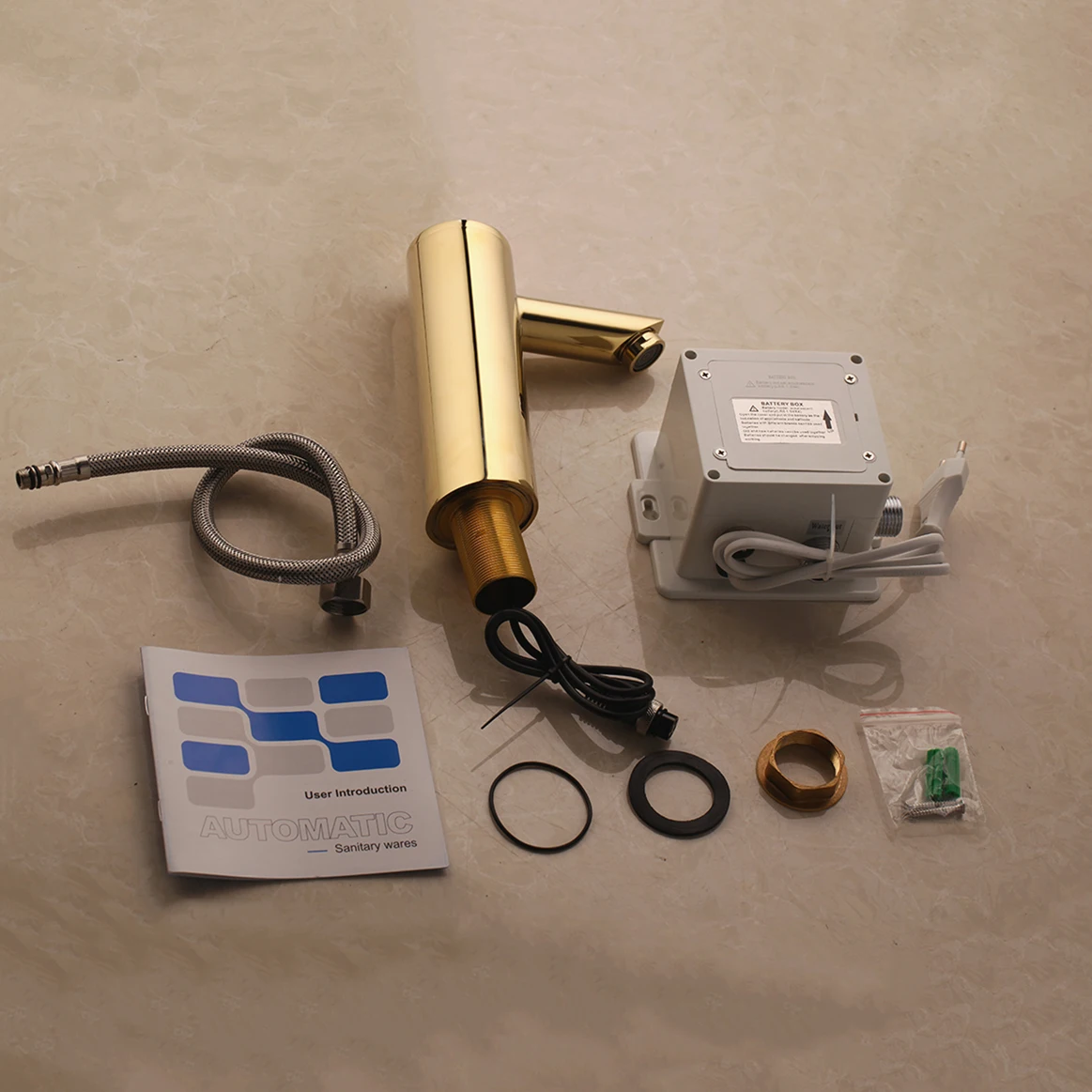 KEMAIDI Automatic Hand Touch Sensor Faucet Brass Chrome Polished