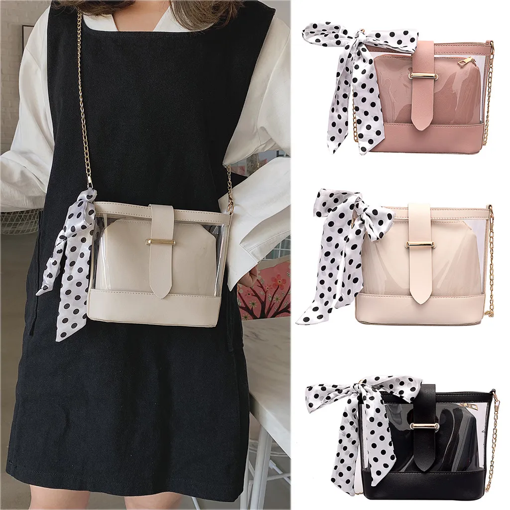 Women Messenger Bags Transparent Simple Solid Bag Chain Ribbons Small Bow Square Crossbody Bag Malas De Senhora Bolso Mujer
Women Messenger Bags Transparent Simple Solid Bag Chain Ribbons Small Bow Square Crossbody Bag Malas De Senhora Bolso Mujer