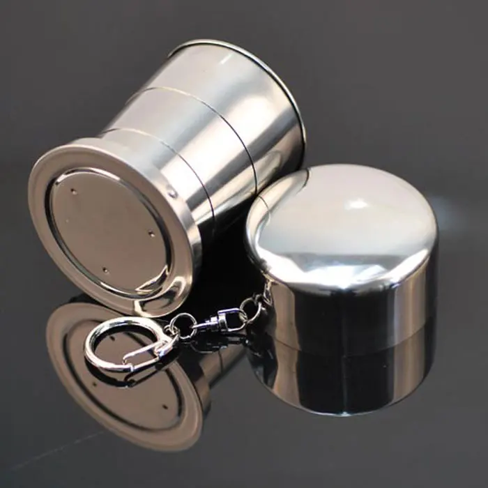 2016 New 1PCS Stainless Steel Camping Folding Cup Traveling Outdoor Camping Hiking Sports Mug Portable Collapsible Cup Bottel
2016 New 1PCS Stainless Steel Camping Folding Cup Traveling Outdoor Camping Hiking Sports Mug Portable Collapsible Cup Bottel