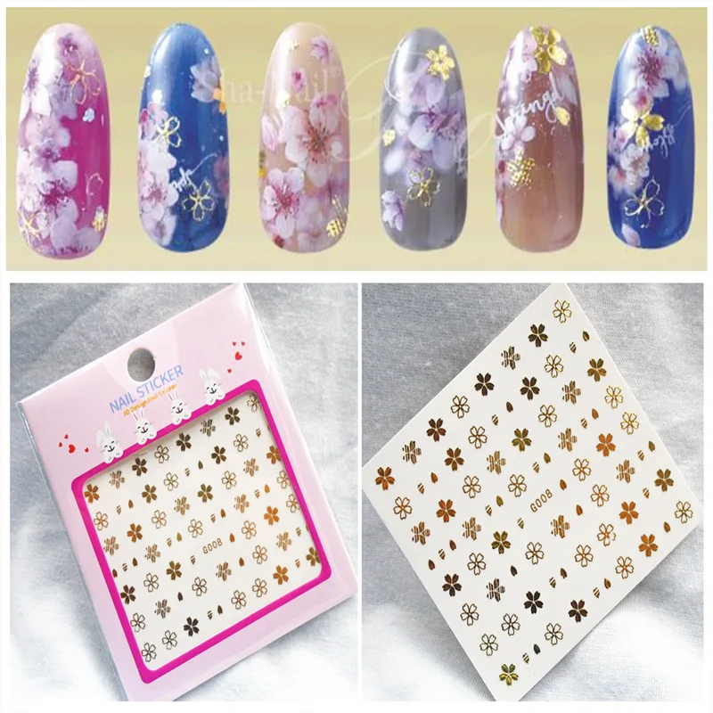 5sheet 15type Colorful Gold Japanese Nail Stickers Designs Gummed 3D Nail Art Stickers Decals Makep Art Decorations G021-040
5sheet 15type Colorful Gold Japanese Nail Stickers Designs Gummed 3D Nail Art Stickers Decals Makep Art Decorations G021-040