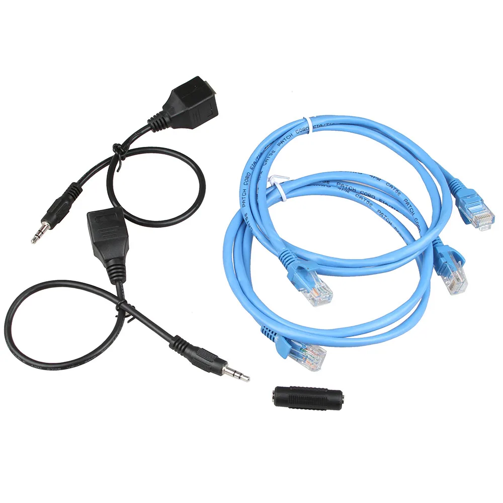Relper-Lineso 3.5mm Male to RJ45 Adapter for IR Repeater Kit or Stereo Audio Over CAT5/5e/6
Relper-Lineso 3.5mm Male to RJ45 Adapter for IR Repeater Kit or Stereo Audio Over CAT5/5e/6