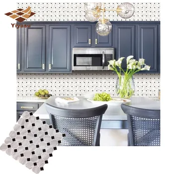 3D Mosaic Tile DIY Self Adhesive Backsplash Wall Decal Sticker DIY Kitchen Bathroom Home Decor Vinyl Gray black
3D Mosaic Tile DIY Self Adhesive Backsplash Wall Decal Sticker DIY Kitchen Bathroom Home Decor Vinyl Gray black