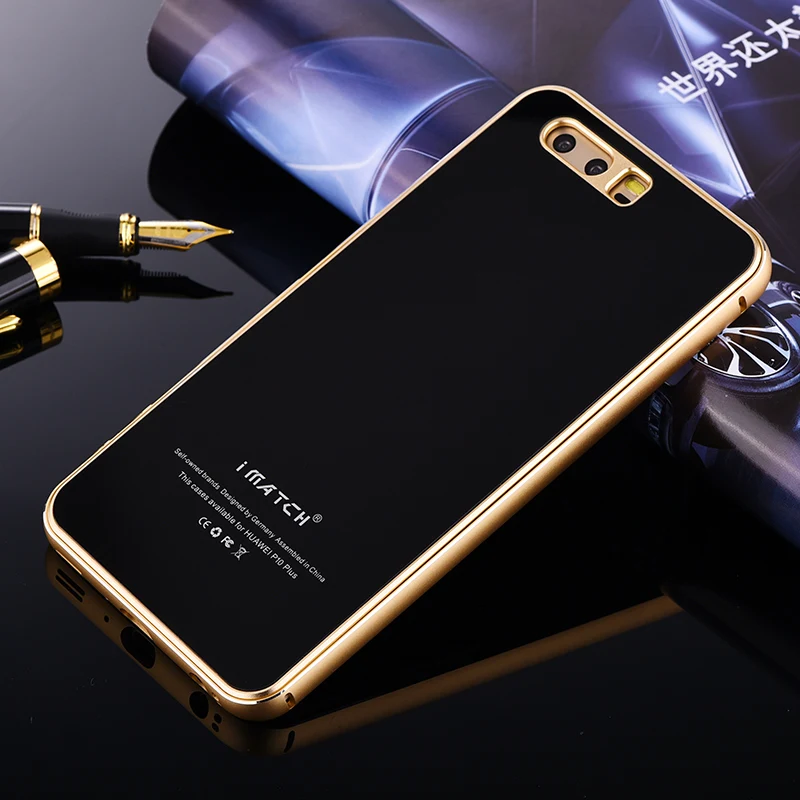 Original iMatch Aluminum Metal Case For Huawei P10/ P10 Plus Luxury 9H Hardness Tempered Glass Cover Hard Protective Phone Cases
Original iMatch Aluminum Metal Case For Huawei P10/ P10 Plus Luxury 9H Hardness Tempered Glass Cover Hard Protective Phone Cases