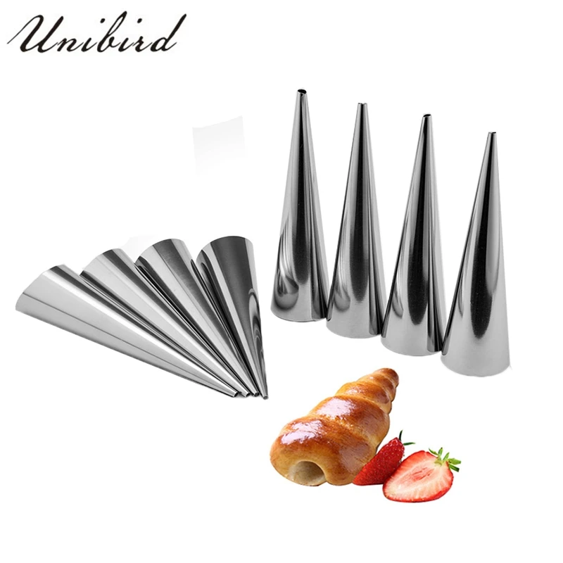Unibird 4Pcs/Set Stainless Steel Cannoli Forms Croissant Mold Home DIY Baking Tool Kitchen Dessert Bread Pasrty Mould Cake Tool
Unibird 4Pcs/Set Stainless Steel Cannoli Forms Croissant Mold Home DIY Baking Tool Kitchen Dessert Bread Pasrty Mould Cake Tool