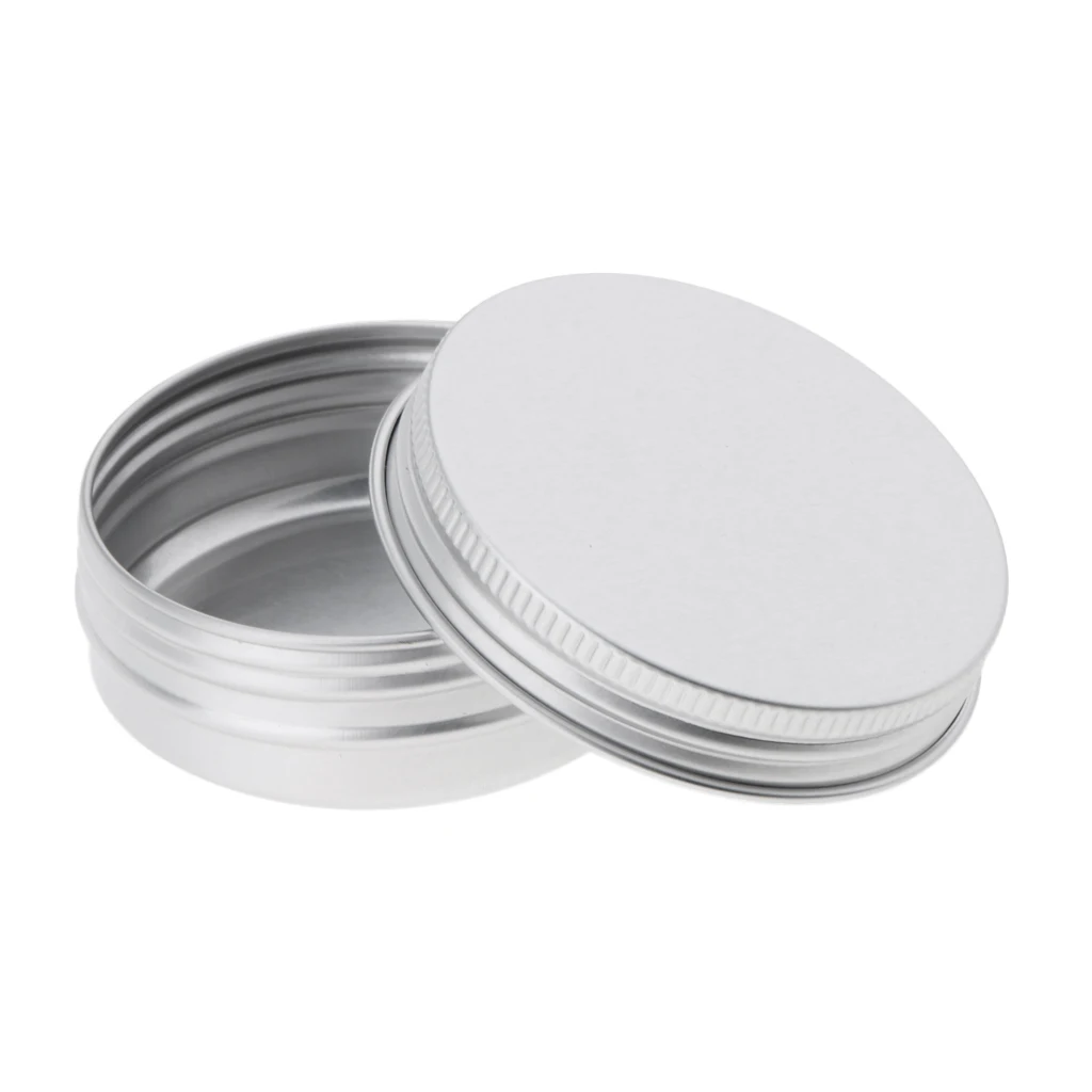20pieces 25/150ml Aluminum Lip Balm Tin Pots Cosmetic Cream Jar Bottle Container