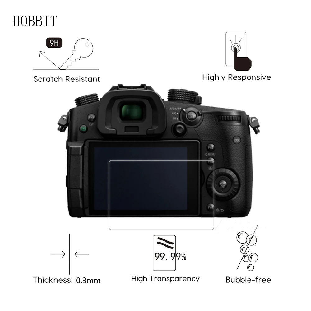 2 упаковки для Panasonic Lumix DC-GH5 DC GH5 FZ80 0 3 мм 2.5D 9H прозрачное закаленное стекло Защита