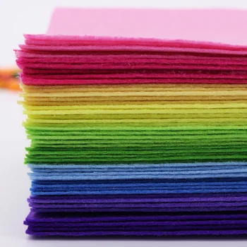 40Pcs/Lot Patchwork Felt Fabric For Scrapbooking Sewing Craft Dolls Diy Felt Polyester Cloth feutrine 20*30CM Rainbow Color
40Pcs/Lot Patchwork Felt Fabric For Scrapbooking Sewing Craft Dolls Diy Felt Polyester Cloth feutrine 20*30CM Rainbow Color