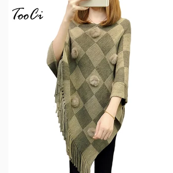 Women Khaki Scarf Shawl Poncho Spring Autumn Knitted Pullover Women Poncho Batwing Square Tassel Sweater Sleeve Poncho And Capes
Women Khaki Scarf Shawl Poncho Spring Autumn Knitted Pullover Women Poncho Batwing Square Tassel Sweater Sleeve Poncho And Capes
