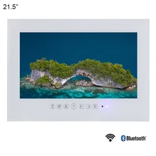 Souria 21.5 אינץ אנדרואיד Wi-Fi זכוכית פנל עמיד למים אמבטיה LED טלוויזיה ללא מסגרת אמבטיה LED מלא HD 1080 Inernet טלוויזיה(China)