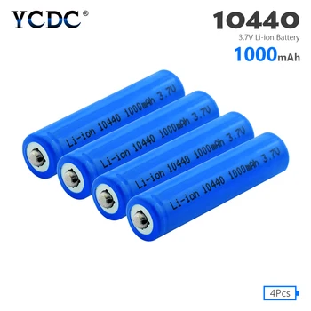 1/2/4 Pcs 10440 AAA Size 3.7V 1000mAh 10440 Lithium Li-ion Battery Button Top For Radio Gamepad LED Light Flashlight Clock
1/2/4 Pcs 10440 AAA Size 3.7V 1000mAh 10440 Lithium Li-ion Battery Button Top For Radio Gamepad LED Light Flashlight Clock