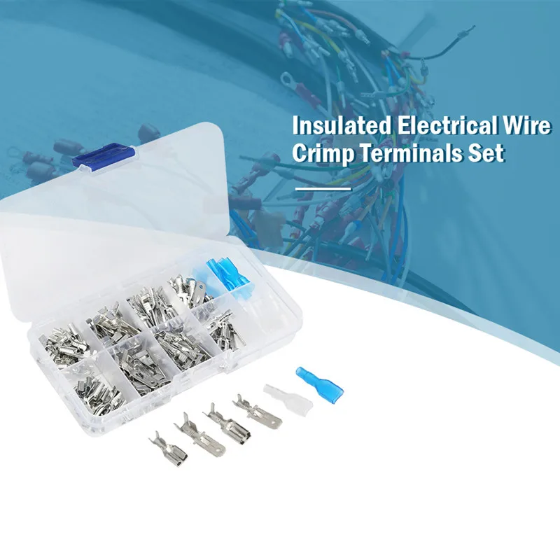 90pcs Copper Butt Splice Wire Copper Crimp Connector Insulated Cord Pin End Terminals For Heat Shrink Tube Sleeving
90pcs Copper Butt Splice Wire Copper Crimp Connector Insulated Cord Pin End Terminals For Heat Shrink Tube Sleeving
