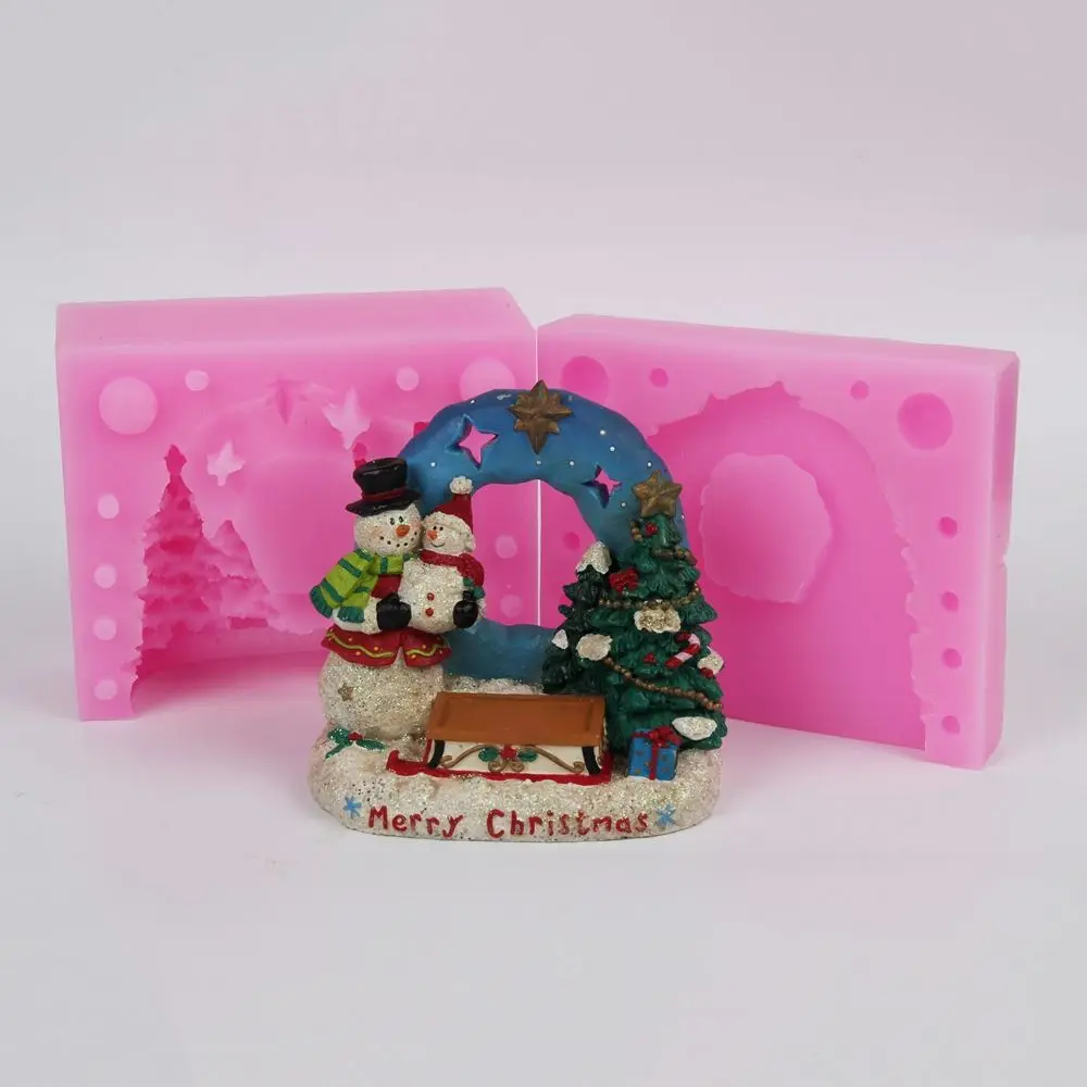 Christmas Gift Molding Tool 3d silicone mold for cake decoration Birthday Wedding Gift Art Clay Craft Mould
Christmas Gift Molding Tool 3d silicone mold for cake decoration Birthday Wedding Gift Art Clay Craft Mould