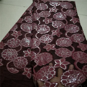 2019 New Design French Lace Fabric High Quality Wedding African Lace Fabric With Sequins Tulle Lace Fabric 5Yards/lot
2019 New Design French Lace Fabric High Quality Wedding African Lace Fabric With Sequins Tulle Lace Fabric 5Yards/lot