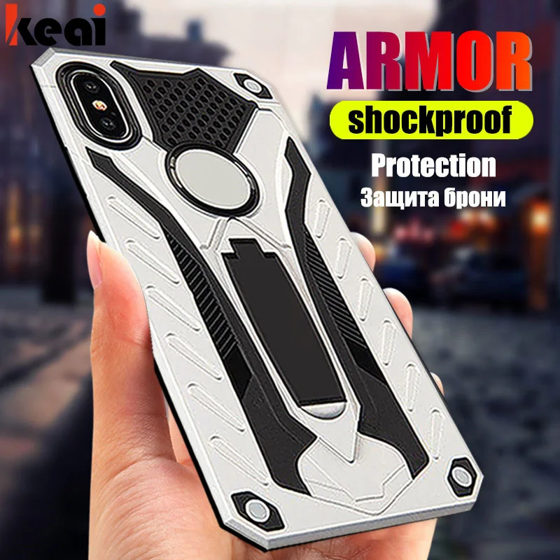 Luxury Military Armor Phone Case For Xiaomi Redmi Note 6 Pro 4X Shockproof Protection Case For Redmi Note 5 Pro Case With Holder
Luxury Military Armor Phone Case For Xiaomi Redmi Note 6 Pro 4X Shockproof Protection Case For Redmi Note 5 Pro Case With Holder