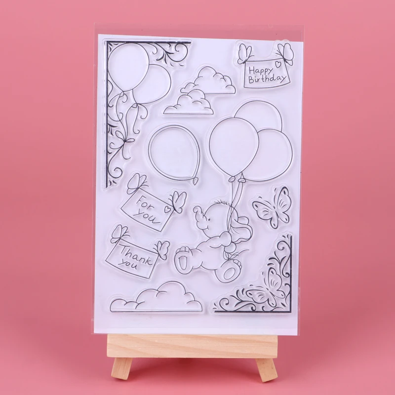 Rubber Silicone Happy Birthday/Thank you Clear Stamps for Tampons Seal Background Collage Stamp scrapbook Holiday Card Making
Rubber Silicone Happy Birthday/Thank you Clear Stamps for Tampons Seal Background Collage Stamp scrapbook Holiday Card Making