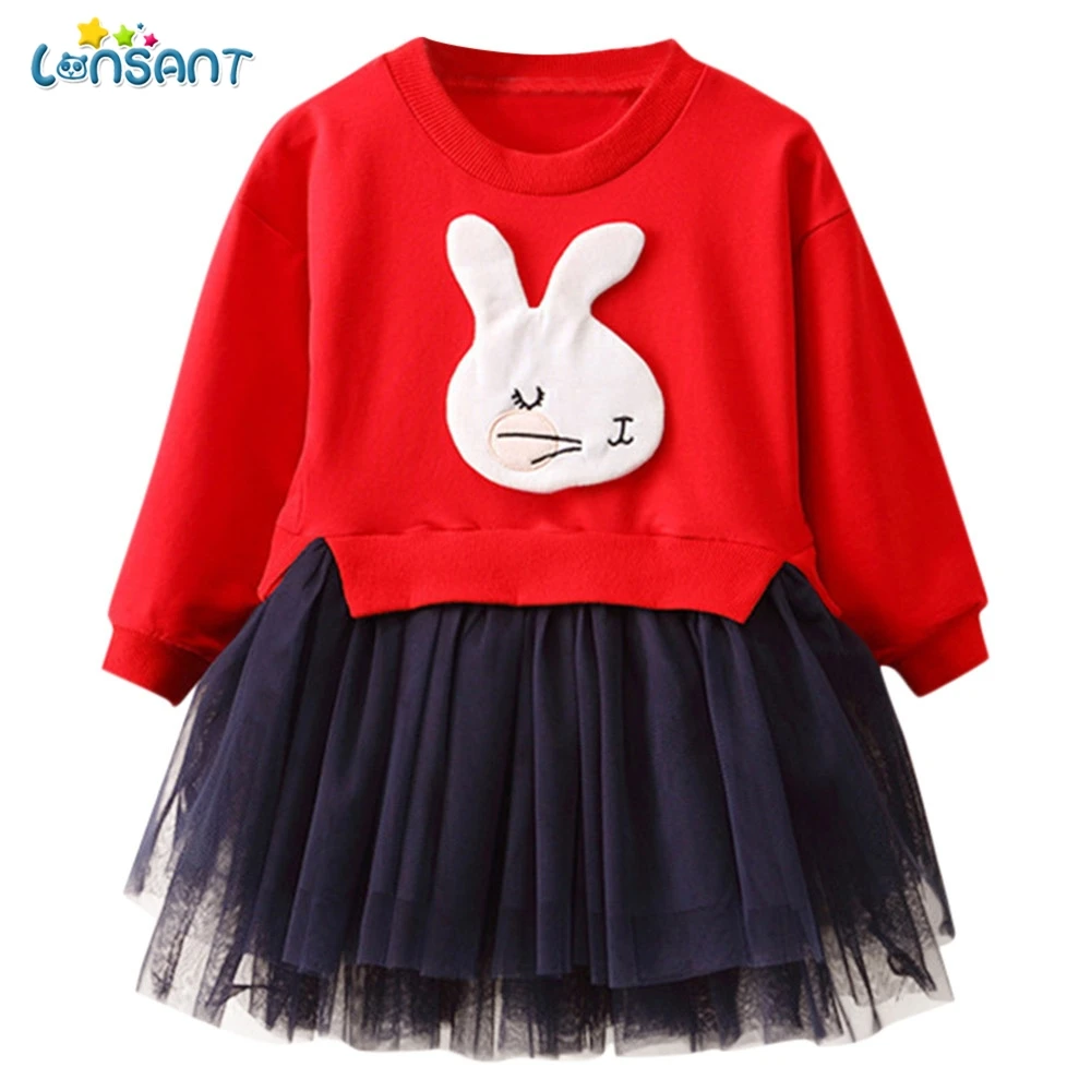 LONSANT Lace Dress O Neck Long Sleeve Patchwork Vestido Infantil Deguisement Enfant Girl Winter Clothes Baby Clothes N30
LONSANT Lace Dress O Neck Long Sleeve Patchwork Vestido Infantil Deguisement Enfant Girl Winter Clothes Baby Clothes N30