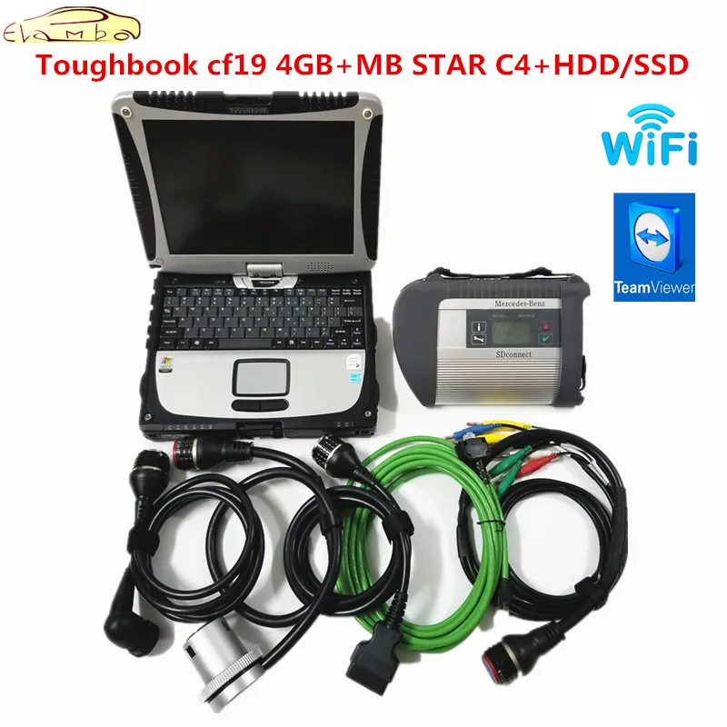 MB Star C4 SD Connect with V2019.09 Software HDD SSD Toughbook cf19 4GB laptop mb star c4 Diagnostic Tool multi-language CF19
MB Star C4 SD Connect with V2019.09 Software HDD SSD Toughbook cf19 4GB laptop mb star c4 Diagnostic Tool multi-language CF19