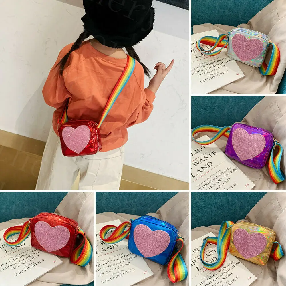 Fashion Women Girls Child Bag Lovely Pattern Hear-shaped Handbag New Bling Messenger Shoulder Crossbody Bag 
Fashion Women Girls Child Bag Lovely Pattern Hear-shaped Handbag New Bling Messenger Shoulder Crossbody Bag