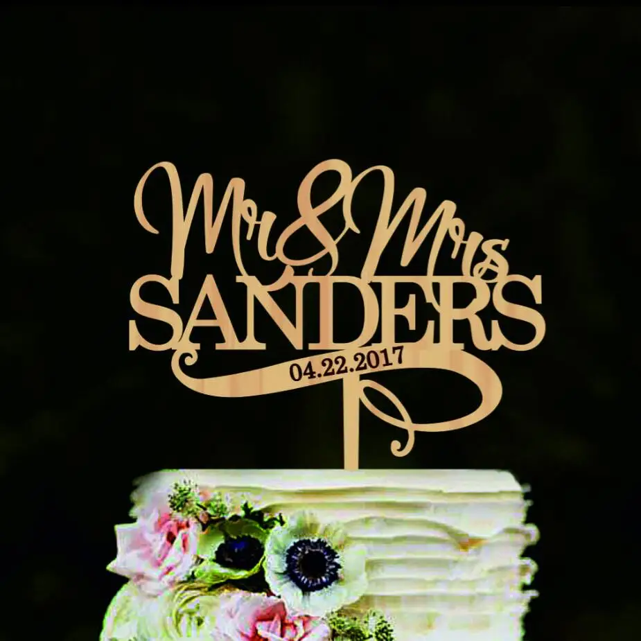 Mr and Mrs wedding cake topper Personalized name wedding cake topper Wedding cake decorations Custom cake topper for wedding
Mr and Mrs wedding cake topper Personalized name wedding cake topper Wedding cake decorations Custom cake topper for wedding