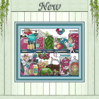 Storeroom cartoon fruits painting counted print on the canvas DMC 11CT 14CT kits chinese Cross Stitch embroidery needlework Sets
Storeroom cartoon fruits painting counted print on the canvas DMC 11CT 14CT kits chinese Cross Stitch embroidery needlework Sets