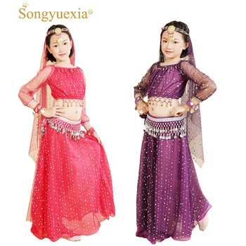 2019 New 6pcs/set Children Belly Dance Costume Child Indian Dancing Sets Girl's Performance Dress For Kidsindian Belly Dance
2019 New 6pcs/set Children Belly Dance Costume Child Indian Dancing Sets Girl's Performance Dress For Kidsindian Belly Dance