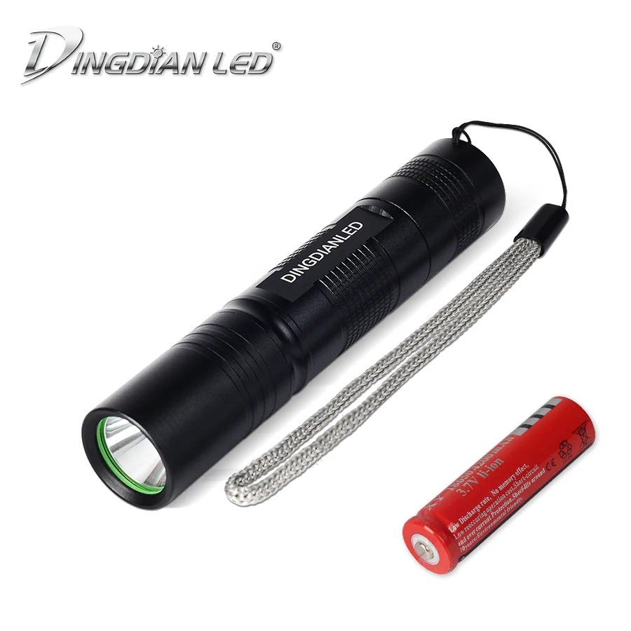 DINGDIAN LED 400LM Flashlight Cree Powerful 18650 Battery LED Torch Waterproof Handheld Tactical Flashlight Camping Torch Lamp
DINGDIAN LED 400LM Flashlight Cree Powerful 18650 Battery LED Torch Waterproof Handheld Tactical Flashlight Camping Torch Lamp