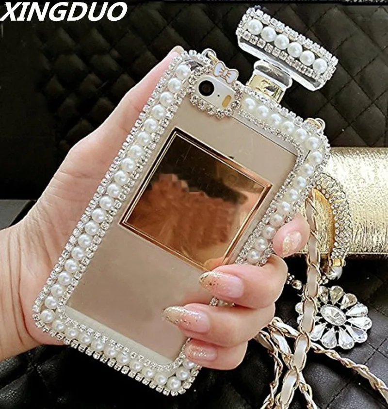 XINGDUO Pearl Perfume Bottle phone case for iphone X XS XR XS MAX bling Jewelled Mirror case cover for iphone 6 6s 7 8 plus
XINGDUO Pearl Perfume Bottle phone case for iphone X XS XR XS MAX bling Jewelled Mirror case cover for iphone 6 6s 7 8 plus