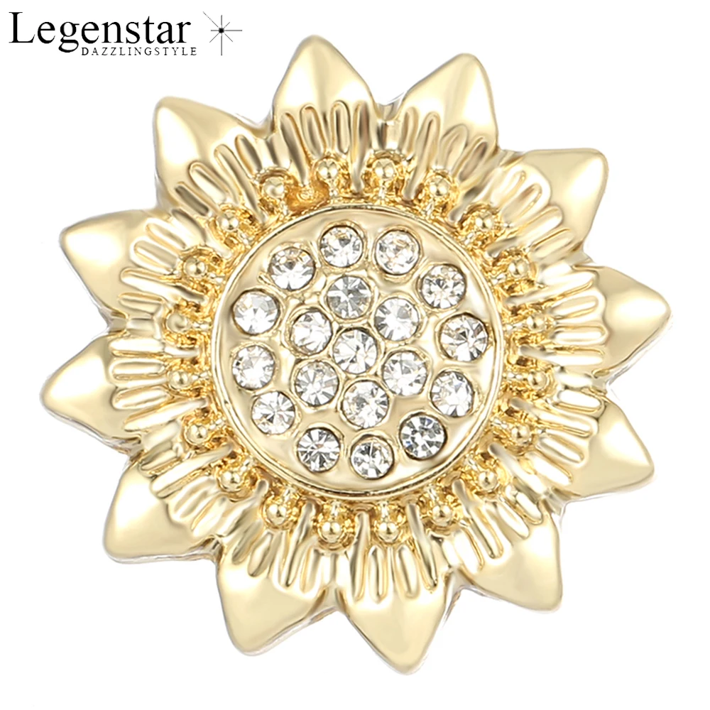 Legenstar 1Pcs Gold Color Crystal Flower 18mm Snaps Buttons Fit DIY Snaps Charm Bracelet For Women Gift Jewelry
Legenstar 1Pcs Gold Color Crystal Flower 18mm Snaps Buttons Fit DIY Snaps Charm Bracelet For Women Gift Jewelry