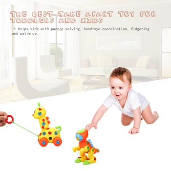 Kids DIY Creative Disassembly Animal Toy Puzzle Assembly Toy Children Baby Cartoon Model Educational Learning Plastic Toys
Kids DIY Creative Disassembly Animal Toy Puzzle Assembly Toy Children Baby Cartoon Model Educational Learning Plastic Toys