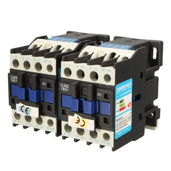 CJX2-1810 LC1 AC Contactor 18A 3 Phase 3-Pole NO Coil Voltage 380V 220V 50/60Hz Din Rail Mounted 3P+1NO Normal Open
CJX2-1810 LC1 AC Contactor 18A 3 Phase 3-Pole NO Coil Voltage 380V 220V 50/60Hz Din Rail Mounted 3P+1NO Normal Open