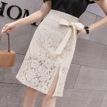 2019 Autumn New Elegant Bowknot Lace Midi Skirt Women Fashion Package Hip Skirt Korean Office Lady Pencil Skirts
2019 Autumn New Elegant Bowknot Lace Midi Skirt Women Fashion Package Hip Skirt Korean Office Lady Pencil Skirts