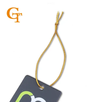 2016 High Quality golden spring hangtag string in apparel Hang tag string spring golden for dress,elatsic string tags
2016 High Quality golden spring hangtag string in apparel Hang tag string spring golden for dress,elatsic string tags