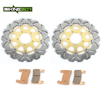 BIKINGBOY Front Brake Discs Disks Rotors Pads For Kawasaki ZX6R Ninja ZX636 636CC / ABS 2013 2014 2015 2016 2017 2018 2019
BIKINGBOY Front Brake Discs Disks Rotors Pads For Kawasaki ZX6R Ninja ZX636 636CC / ABS 2013 2014 2015 2016 2017 2018 2019
