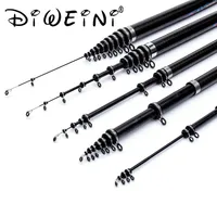 New 2.7m 3.6M 4.5M 5.4M 6.3M Spinning Fishing Rod M Power Telescopic Fishing Rod Carp Rock Rod Spinning Rods image
