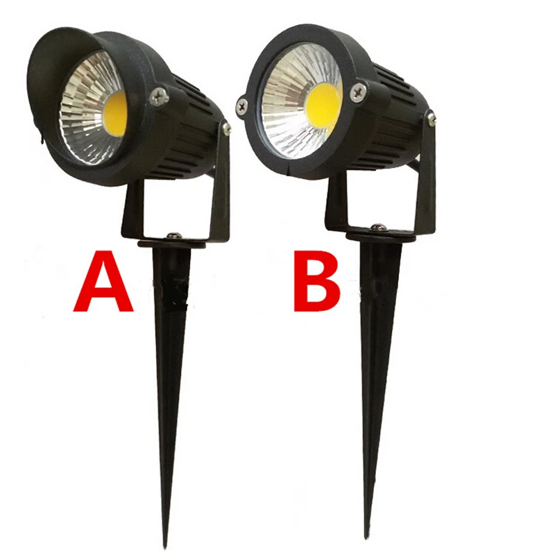 

6PCS Hot Selling Outdoor Lamp 7W COB LED LawnLight Cold / Warm White IP65 Waterpoof Garden Decoration Light AC85-265V/DC12V