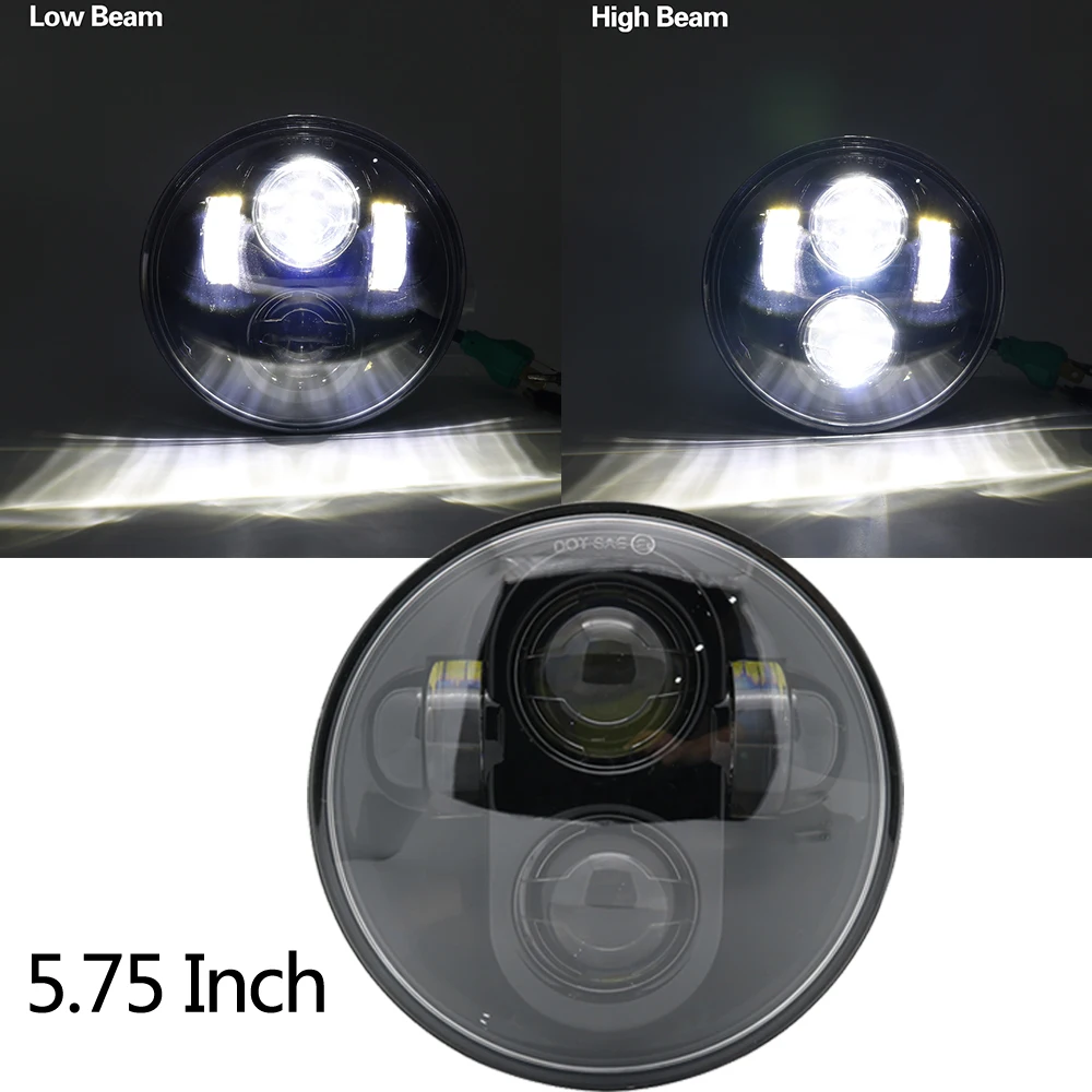 5 3/4" For Harley Headlight 5.75" New For Harley-David Projector LED Headlamp For Softail Dyna And for Sportster Models
5 3/4" For Harley Headlight 5.75" New For Harley-David Projector LED Headlamp For Softail Dyna And for Sportster Models