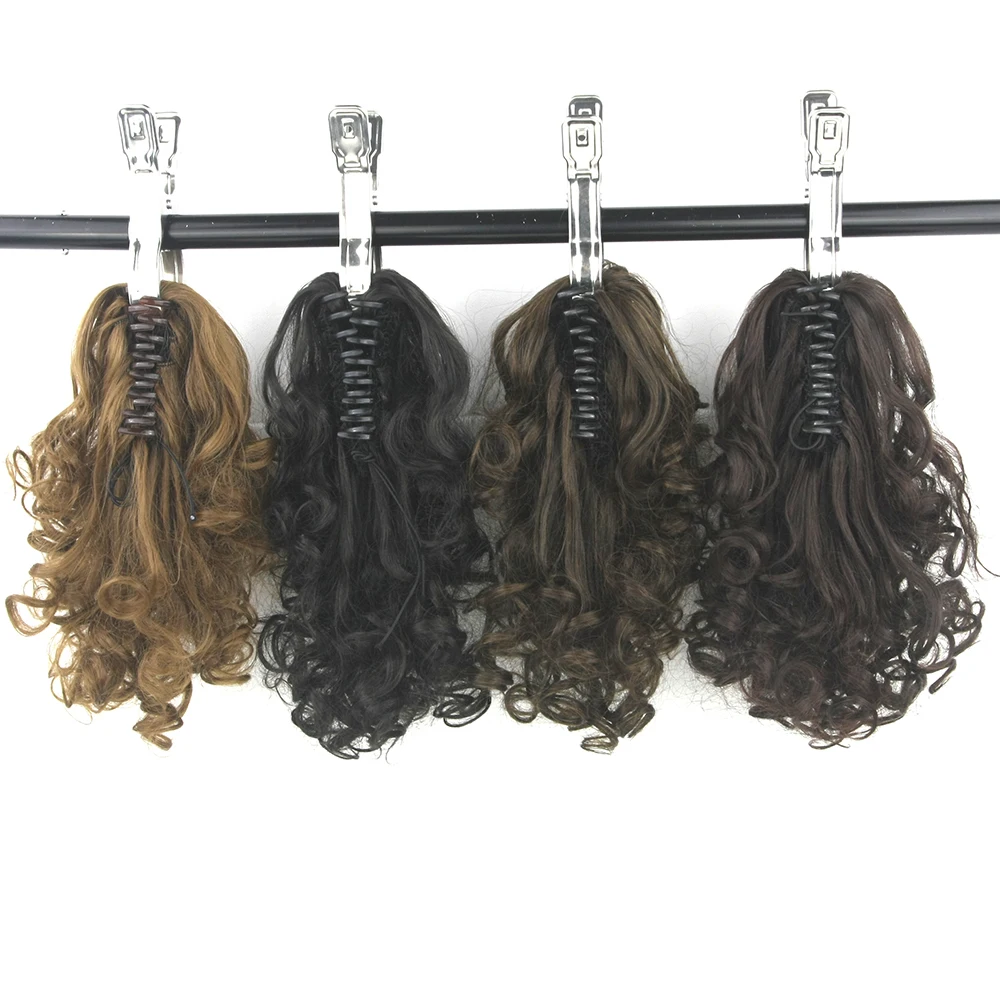 Soowee High Temperature Fiber Hairpiece Curly Claw Ponytails Synthetic Hair Little Pony Tail Clip In Hair Extensions
Soowee High Temperature Fiber Hairpiece Curly Claw Ponytails Synthetic Hair Little Pony Tail Clip In Hair Extensions