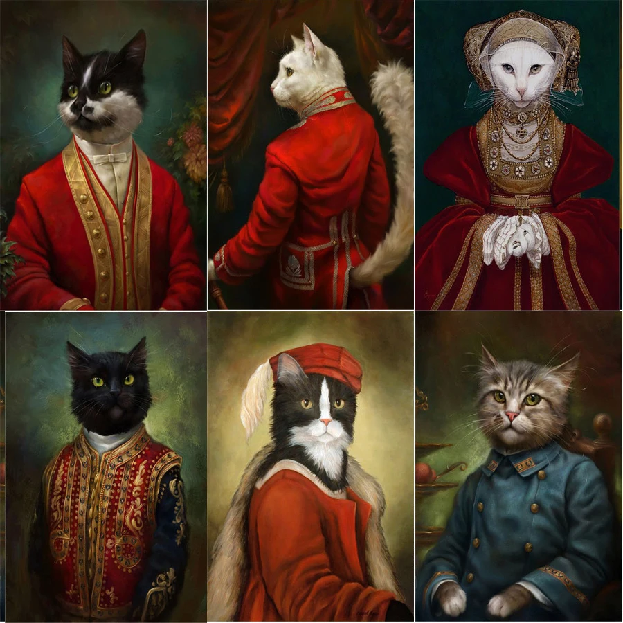MOONZERO 5D DIY Diamond Painting Needlework Gentleman Cat Full Square Drill Mosaic Diamond Embroidery Animal Pattern Decoration
MOONZERO 5D DIY Diamond Painting Needlework Gentleman Cat Full Square Drill Mosaic Diamond Embroidery Animal Pattern Decoration