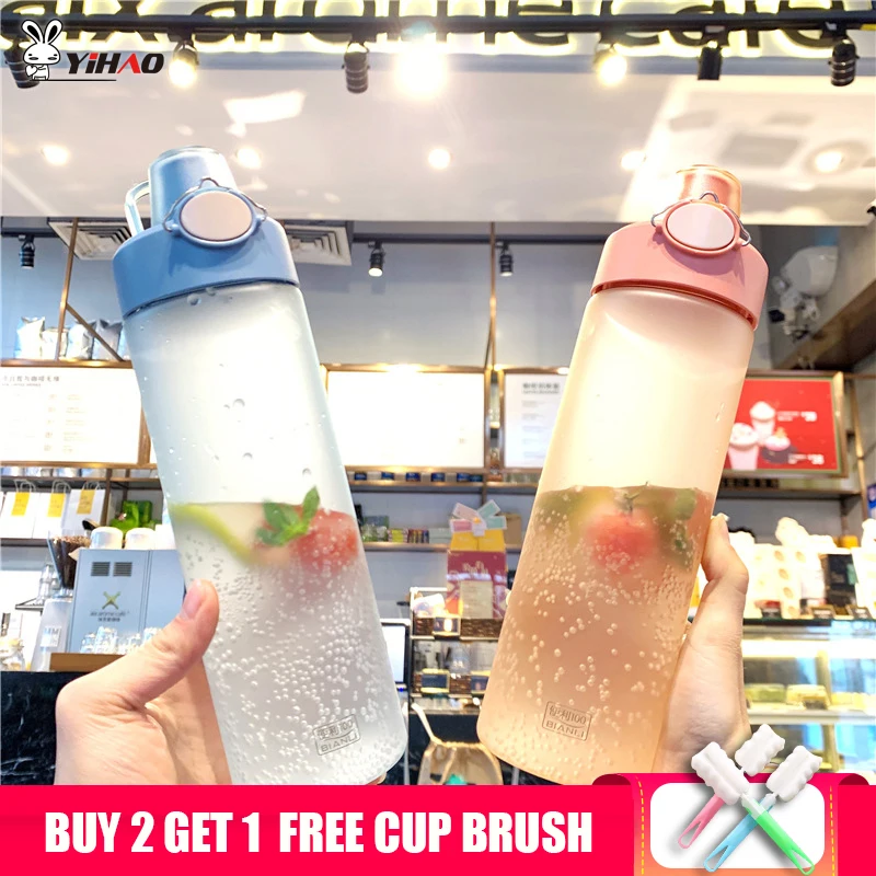 YiHAO 800ml Brief Portable Plastic Water Bottle Sports Large Capacity Creative Frosted Male And Female Student Water Bottle
YiHAO 800ml Brief Portable Plastic Water Bottle Sports Large Capacity Creative Frosted Male And Female Student Water Bottle