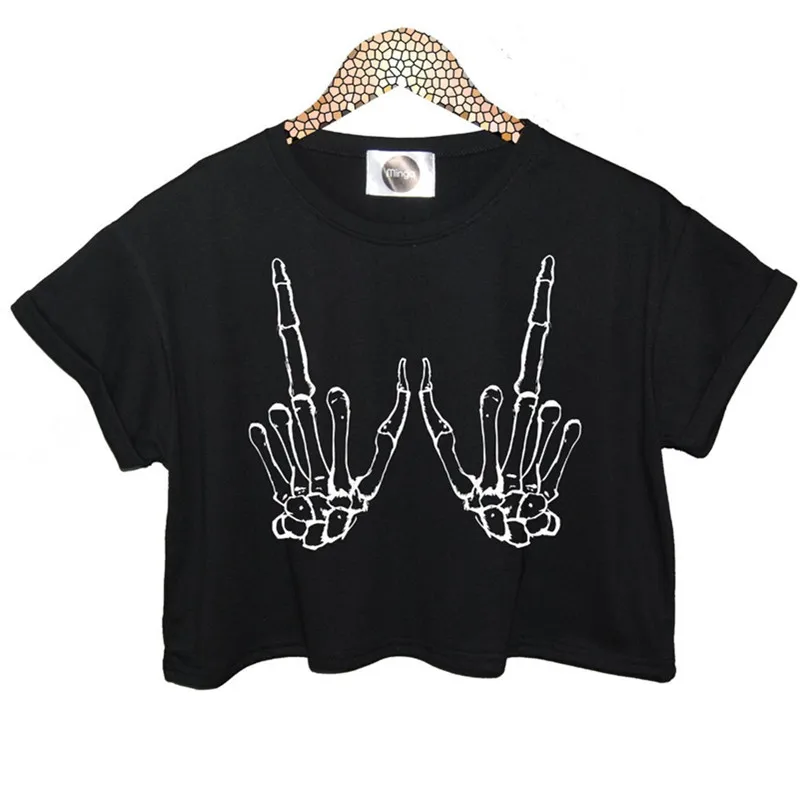2019 Summer Style Plus Size Womens SKELETON HANDS T SHIRT TEE CROP TOP BONES HIPSTER PUNK SWAG RETRO FASHION VTG cropped
2019 Summer Style Plus Size Womens SKELETON HANDS T SHIRT TEE CROP TOP BONES HIPSTER PUNK SWAG RETRO FASHION VTG cropped